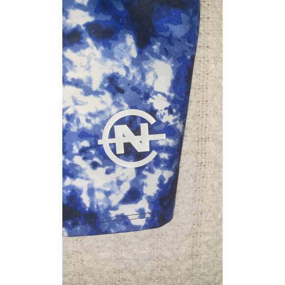 NAUTICA Competition Women's Sports Bra Crop Top Blue Logo Running Size Med - Picture 3 of 6